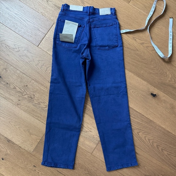 Everlane The Way High Jean - Straight Leg - Size 28 Tall - NWT - Blue - Picture 11 of 11